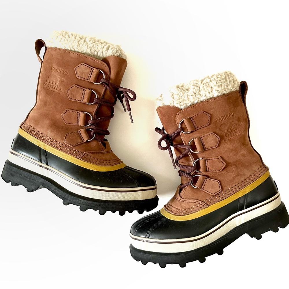| sorel • caribou snow boots • size 6 |